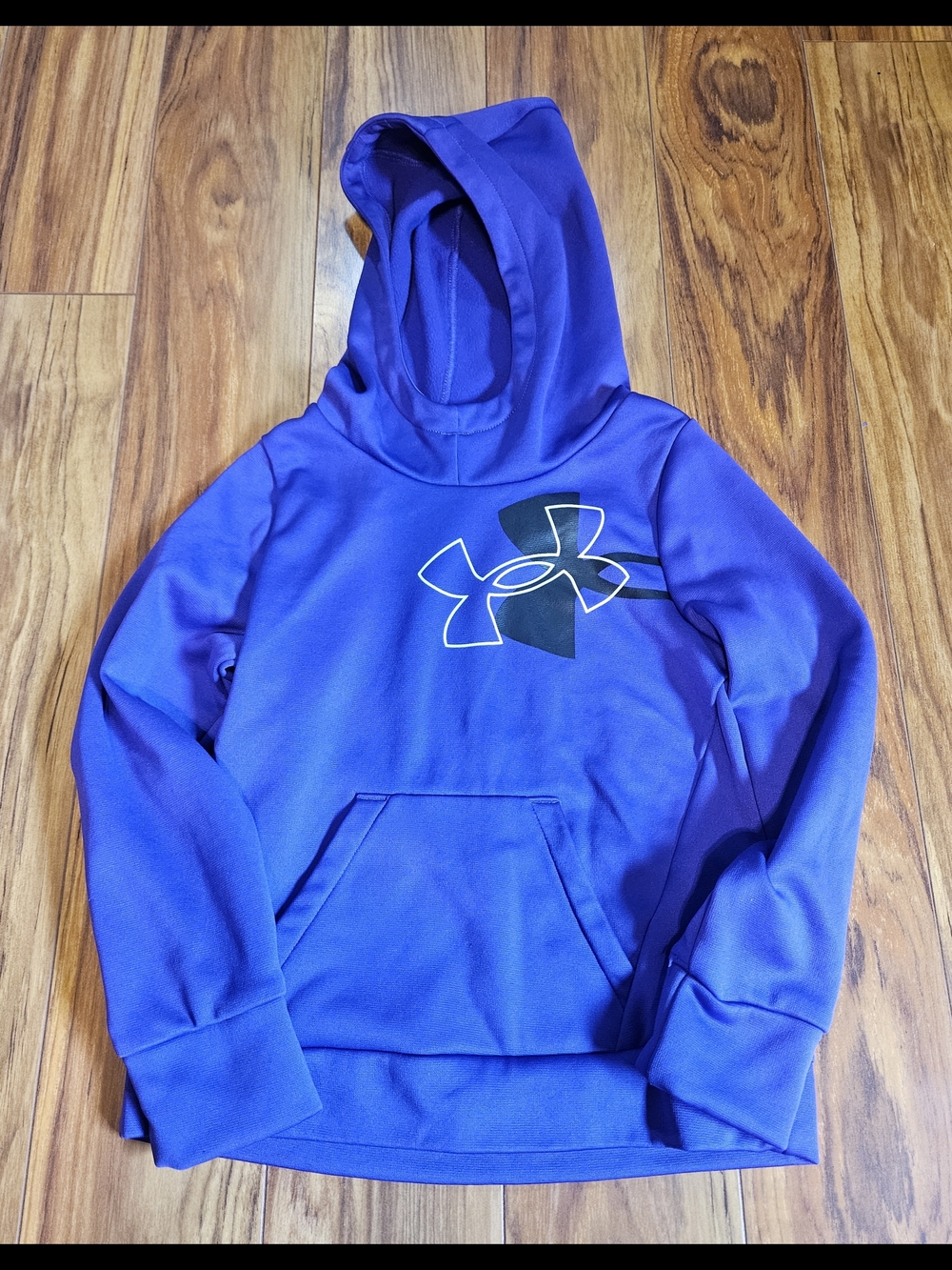 Under Armour Royal Purple Pullover Hoodie with Logo